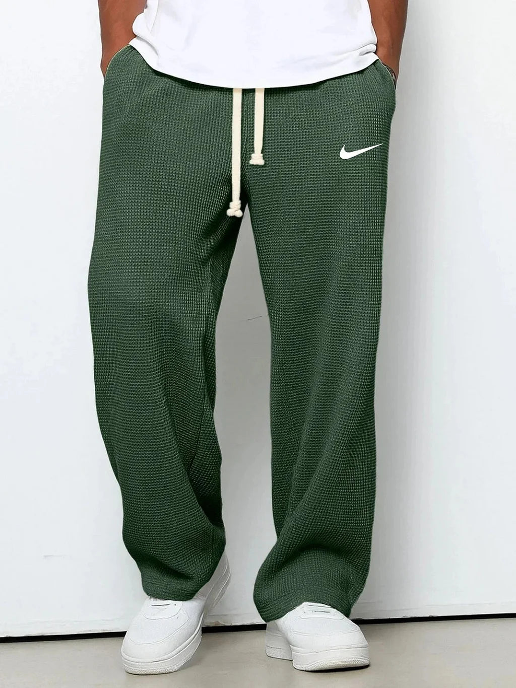 Men's textured casual sports trousers for spring and autumn