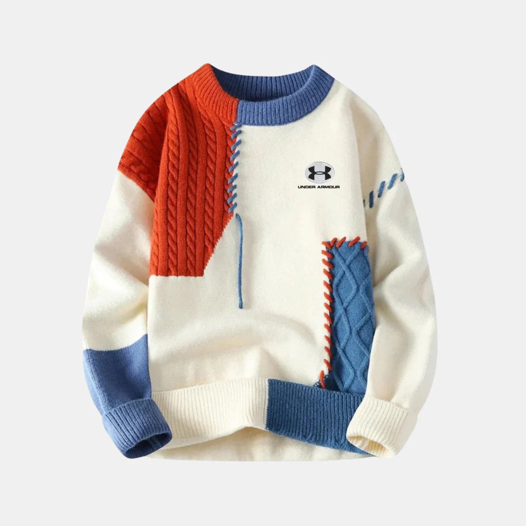 Casual Patchwork Sweater – CLEARANCE SALE