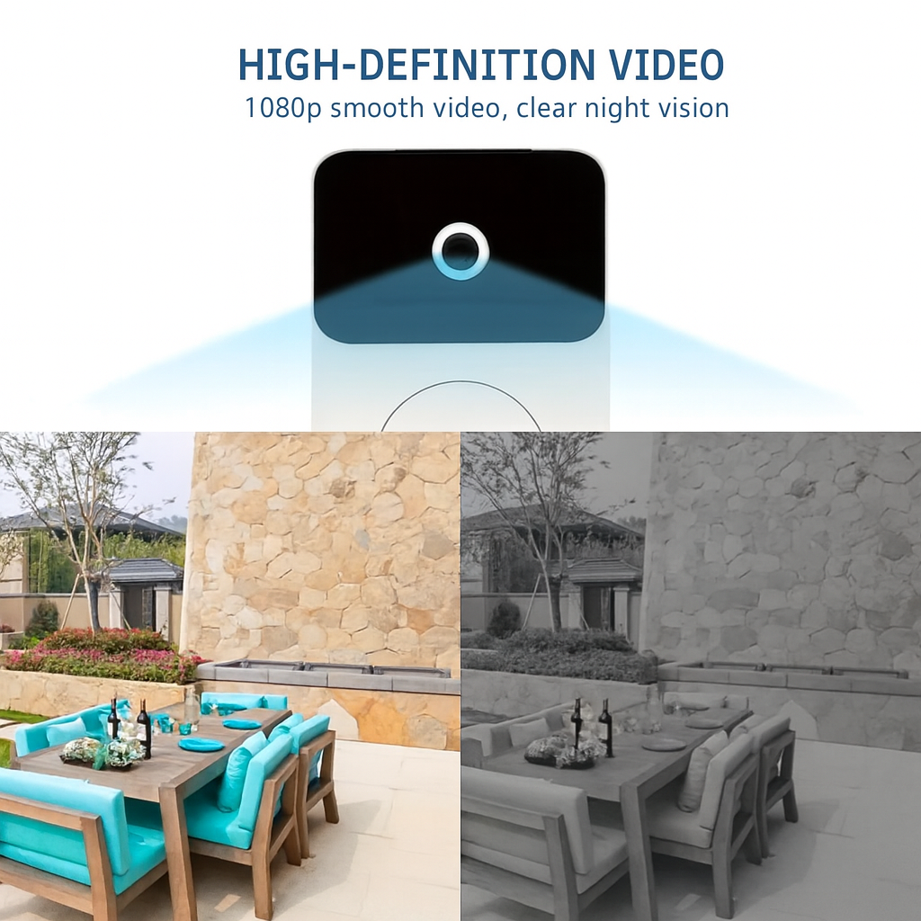 SafeBell™ HD Video Doorbell | See, Speak, Secure Remotely