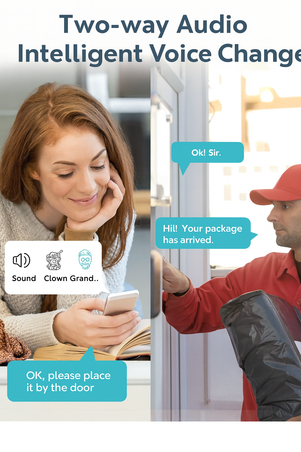SafeBell™ HD Video Doorbell | See, Speak, Secure Remotely