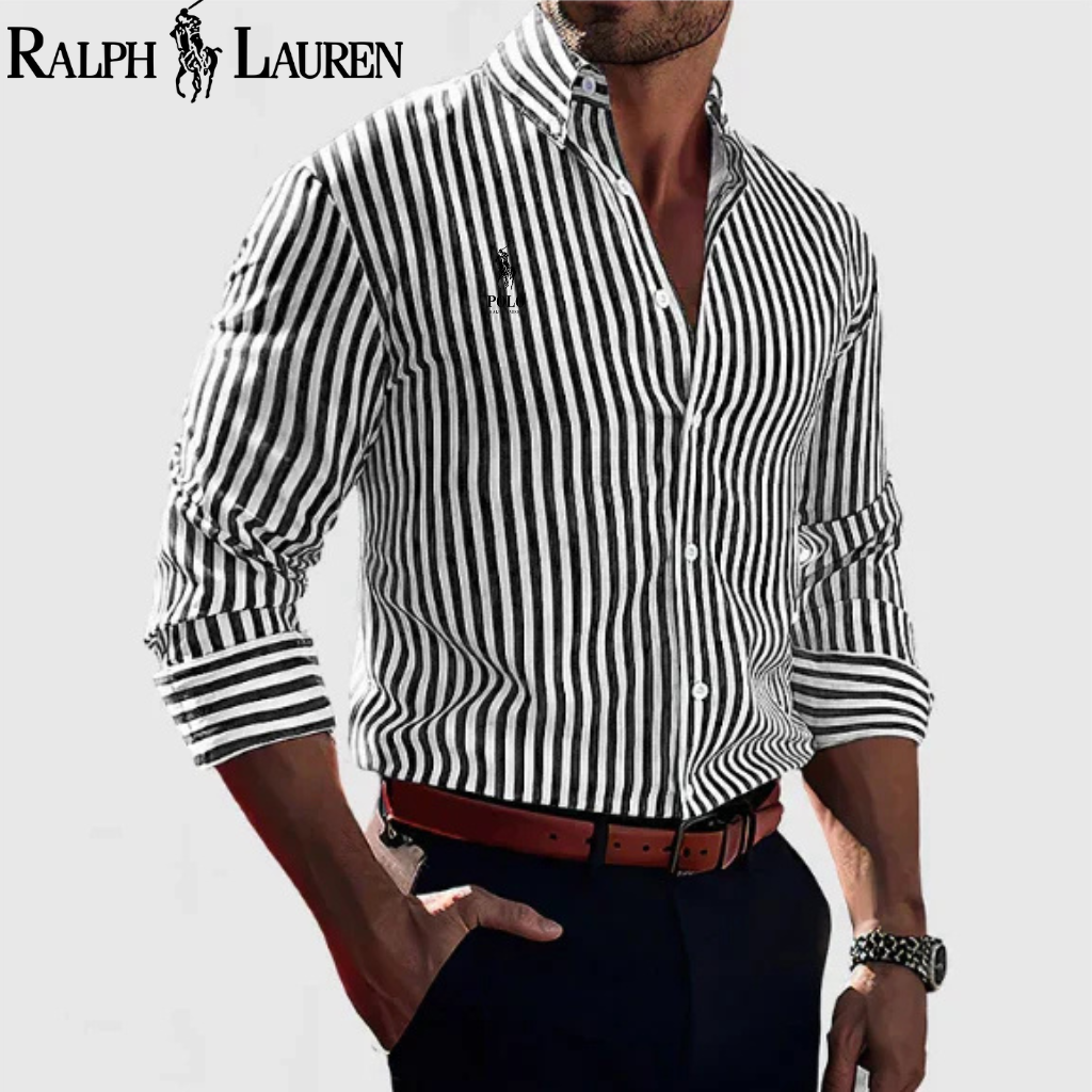R. Lauren | Striped Men's Shirt – Smart & Confident